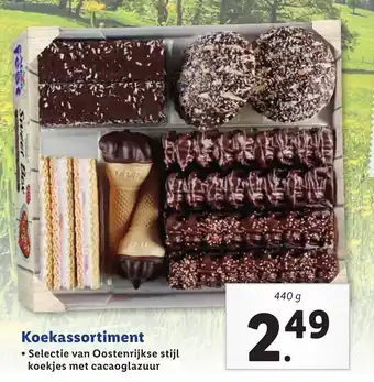 Lidl Koekassortiment 440g aanbieding