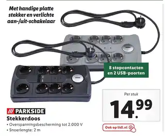 Lidl Parkside Stekkerdoos aanbieding