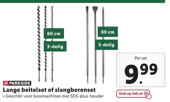 Lidl Parkside Lange beitselset of slangborenset aanbieding