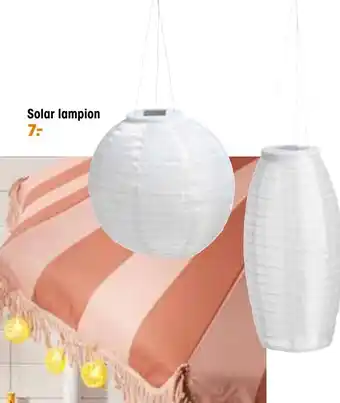 Kwantum Solar lampion aanbieding