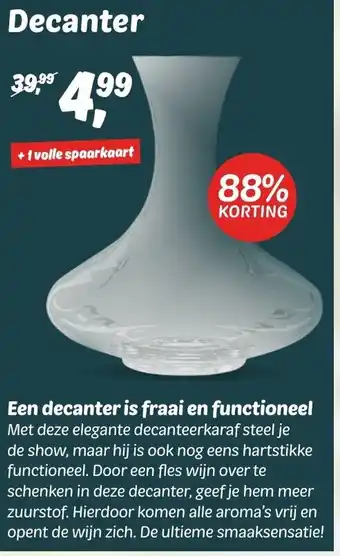 Dekamarkt Decanter aanbieding