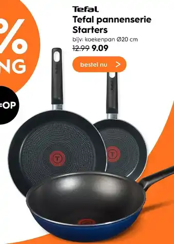 Blokker Tefal Pannenserie Starters 20cm aanbieding