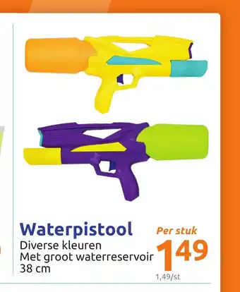 Action Waterpistool 38 cm per stuk aanbieding