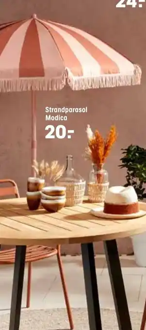 Kwantum Strandparasol modica aanbieding
