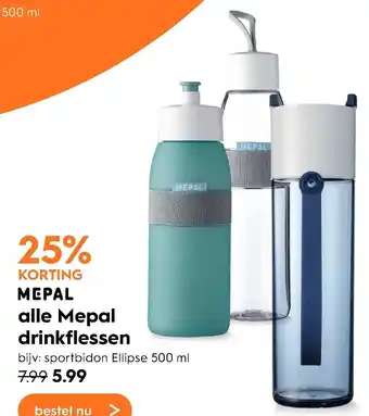 Blokker Mepal Drinkflessen aanbieding