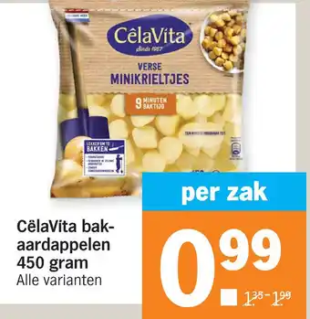 Albert Heijn CêlaVíta bak- aardappelen 450 gram aanbieding