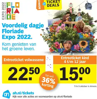Albert Heijn Voordelig dagje Floriade Expo 2022. aanbieding