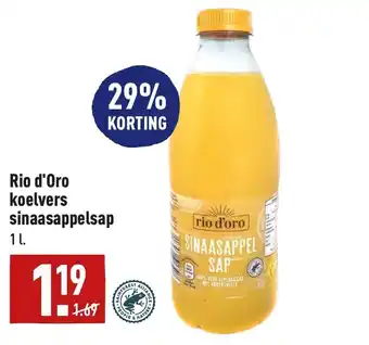 ALDI Rio d'Oro koelvers sinaasappelsap 1L aanbieding