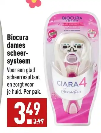 ALDI Biocura dames scheersysteem aanbieding