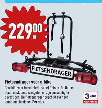 ALDI Fietsendrager voor e-bike aanbieding