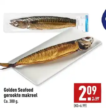 ALDI Golden Seafood gerookte makreel 300g aanbieding