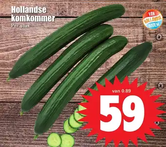 Dirk Hollandse komkommer aanbieding