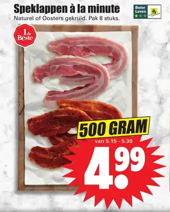 Dirk Speklappen a la minute 500 gram aanbieding