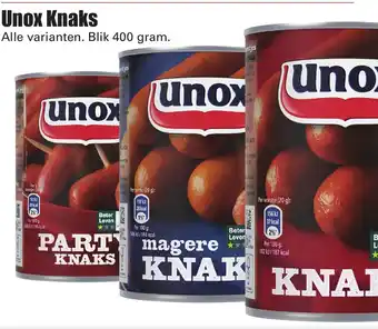 Dirk Unox Knaks 400 gram aanbieding