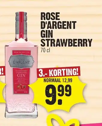 Dirk Rose d'argent gin strawberry aanbieding