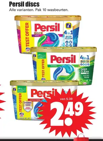 Dirk Persil discs aanbieding