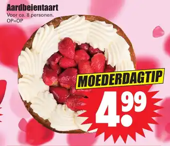 Dirk Aardbeientaart aanbieding