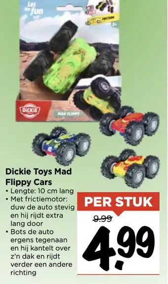 Vomar Voordeelmarkt Dickie Toys Mad Flippy Cars aanbieding