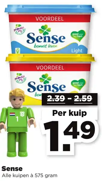 PLUS Sense 575g aanbieding