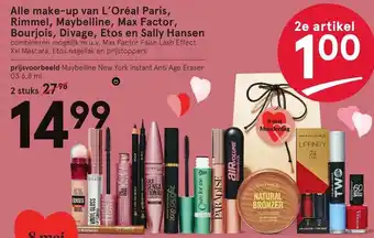 Etos Alle make-up van L'Oréal Paris, Rimmel, Maybelline, Max Factor, Bourjois, Divage, Etos en Sally Hansen aanbieding