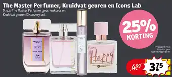 Kruidvat The Master Perfumer, Kruidvat geuren en Icons Lab aanbieding