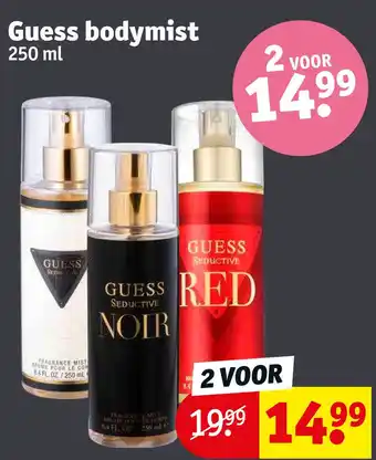 Kruidvat Guess bodymist aanbieding