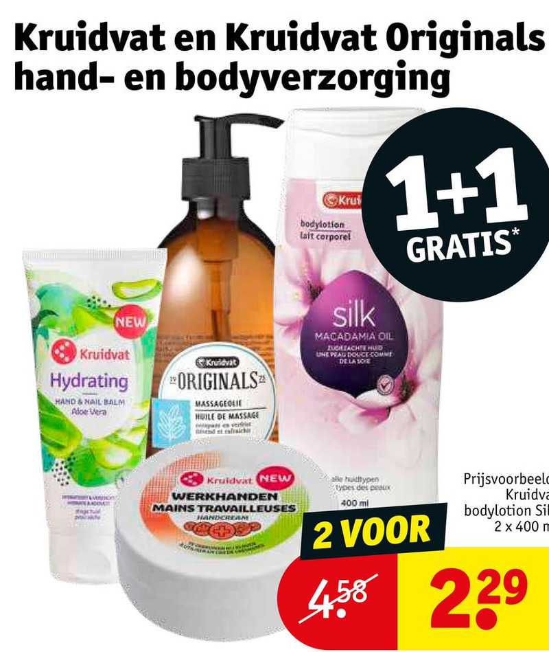 Kruidvat en Kruidvat Originals hand en aanbieding bij Kruidvat