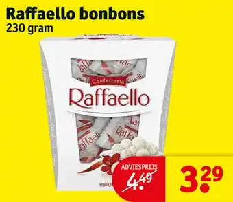 Kruidvat Raffaello bonbons 230 gram aanbieding