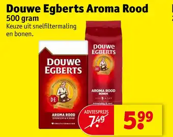 Kruidvat Douwe Egberts Aroma Rood 500 gram aanbieding