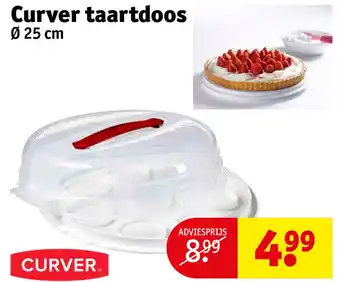 Kruidvat Curver taartdoos Ø 25 cm aanbieding