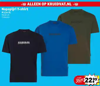 Kruidvat Napapijri T-shirt Mt/m XL aanbieding