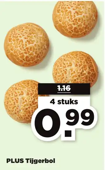 PLUS PLUS Tijgerbol aanbieding