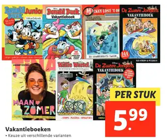 Lidl Vakantieboeken aanbieding