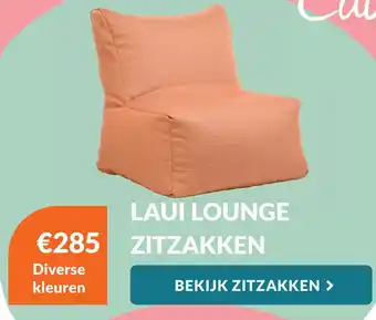 Van der Garde tuinmeubelen Laui lounge zitzakken aanbieding