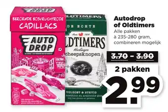 PLUS Autodrop of Oldtimers 2*235-280g aanbieding