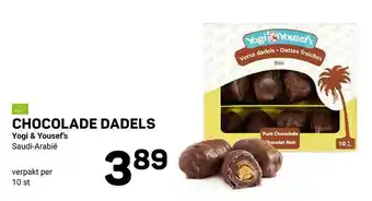 Ekoplaza Chocolade Dadels Yogi & Yousef's aanbieding