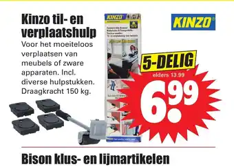 Dirk Kinzo til-en verplaatshulp 5-delig aanbieding