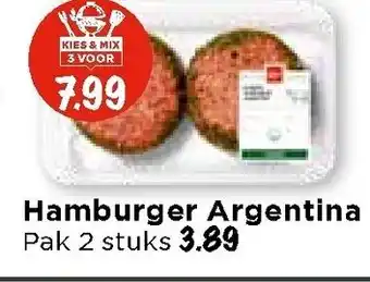 Vomar Voordeelmarkt Hamburger argentina 2 stuks aanbieding