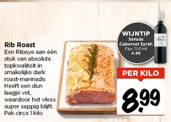 Vomar Voordeelmarkt Rib roast aanbieding