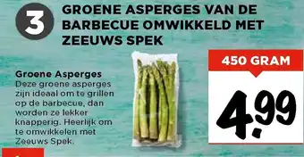 Vomar Voordeelmarkt Groene asperges 450g aanbieding