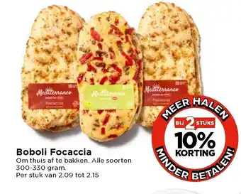 Vomar Voordeelmarkt Boboli focaccia 300-330g aanbieding