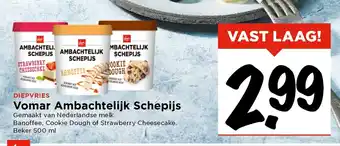 Vomar Voordeelmarkt Ambachtelijk schepijs 500ml aanbieding