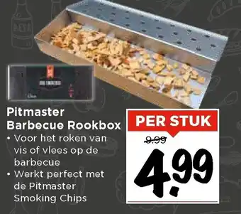 Vomar Voordeelmarkt Pitmaster barbecue rookbox aanbieding