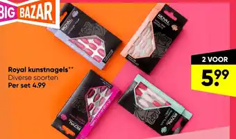 Big Bazar Royal kunstnagels aanbieding