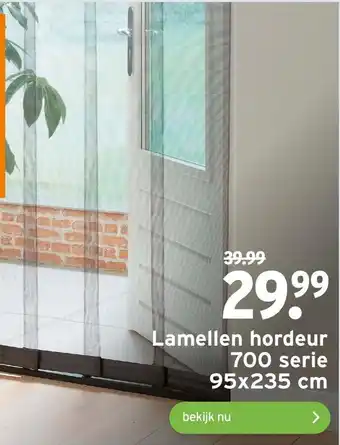 GAMMA Lamellen hordeur 700 serie 95x235 cm aanbieding