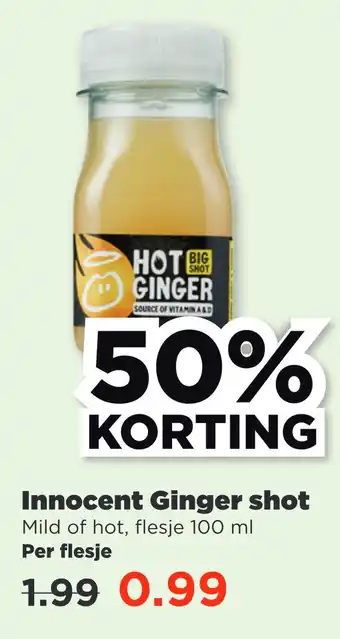 PLUS Innocent Ginger shot aanbieding