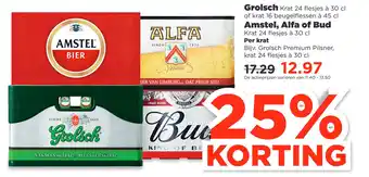 PLUS Grolsch aanbieding