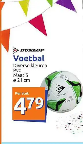 Action Dunlop Voetbal aanbieding