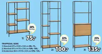 Jysk Trappedal serie aanbieding
