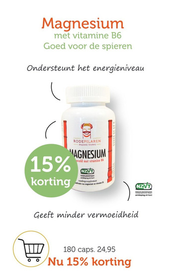 De Rode Pilaren Magnesium aanbieding